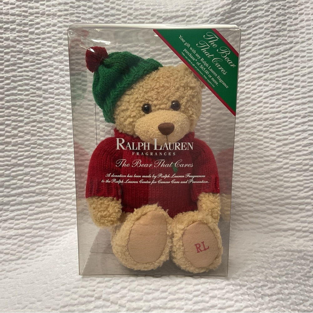 2006 Ralph Lauren Fragrances The Bear That Cares New In Original Acrylic Box